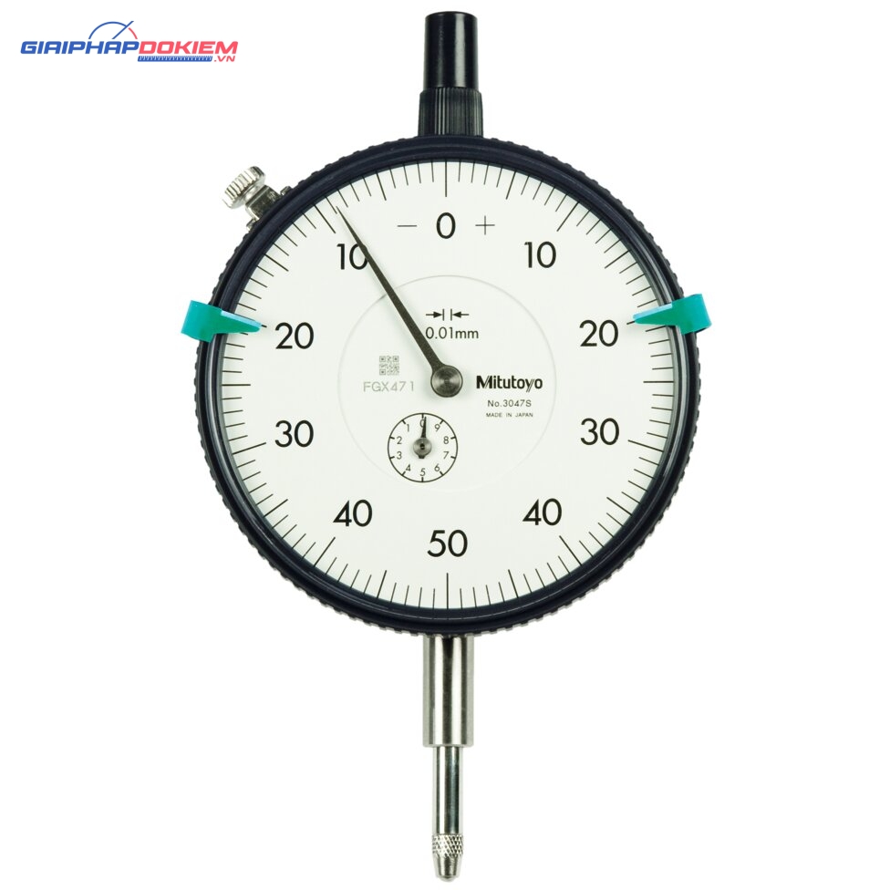 Đồng Hồ So Cơ Khí Mặt Lớn, Dial Indicator, Lug Back 10mm, 0,01mm Mitutoyo 3047S 4 Đồng Hồ So Cơ Khí Mặt Lớn, Dial Indicator, Lug Back 10mm, 0,01mm Mitutoyo 3047S