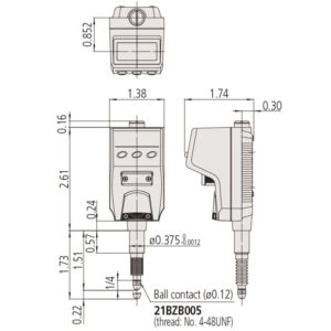 Đồng Hồ So Điện Tử Đặc Biệt, Digital Indicator ID-B, IP66 5mm, 0,001mm Mitutoyo 543-585 13 Đồng Hồ So Điện Tử Đặc Biệt, Digital Indicator ID-B, IP66 5mm, 0,001mm Mitutoyo 543-585