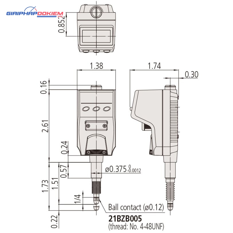 Đồng Hồ So Điện Tử Đặc Biệt, Digital Indicator ID-B, IP66 5mm, 0,001mm Mitutoyo 543-585 8 Đồng Hồ So Điện Tử Đặc Biệt, Digital Indicator ID-B, IP66 5mm, 0,001mm Mitutoyo 543-585