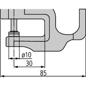 Đồng hồ đo độ dày điện tử, 0-10mm, 0,01mm, 120mm Mitutoyo 547-321 5 Đồng hồ đo độ dày điện tử, 0-10mm, 0,01mm, 120mm Mitutoyo 547-321