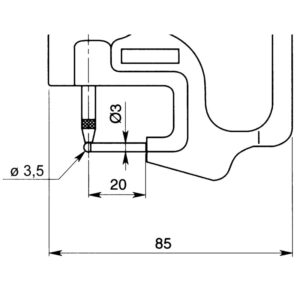 Đồng hồ đo độ dày điện tử, 0-10mm, 0,01mm Mitutoyo 547-360