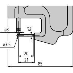 Đồng hồ đo độ dày điện tử, 0-0,4", 0,0005"/0,01mm Mitutoyo 547-361S 7 Đồng hồ đo độ dày điện tử, 0-0,4