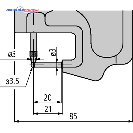 Đồng hồ đo độ dày điện tử, 0-0,4", 0,0005"/0,01mm Mitutoyo 547-361S 5 Đồng hồ đo độ dày điện tử, 0-0,4", 0,0005"/0,01mm Mitutoyo 547-361S