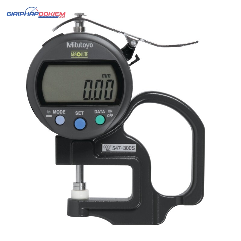 Đồng hồ đo độ dày điện tử, 0-0,4", 0,0005" Mitutoyo 547-300S 3 Đồng hồ đo độ dày điện tử, 0-0,4", 0,0005" Mitutoyo 547-300S