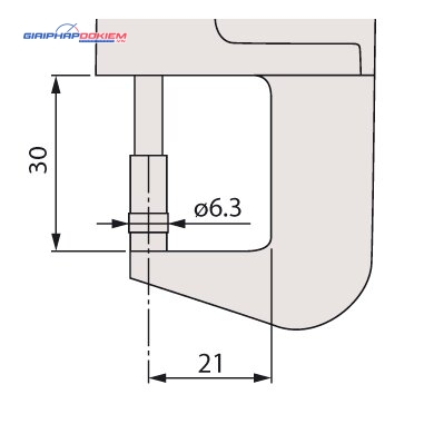 Đồng hồ đo độ dày điện tử, 0-12mm, 0,001mm Mitutoyo 547-401 5 Đồng hồ đo độ dày điện tử, 0-12mm, 0,001mm Mitutoyo 547-401