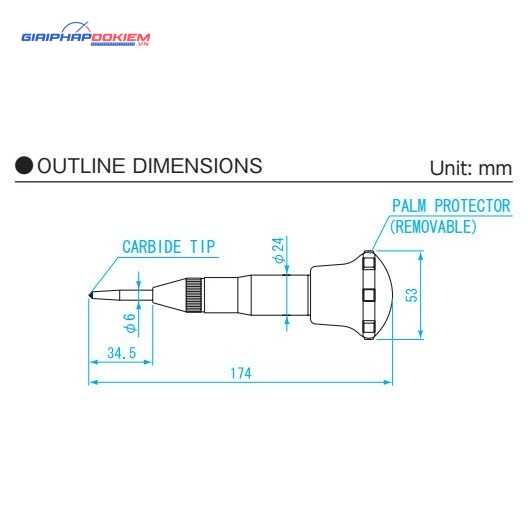 Đục lấy dấu tự động không cần búa Niigata Seiki AP-L 4 Đục lấy dấu tự động không cần búa Niigata Seiki AP-L