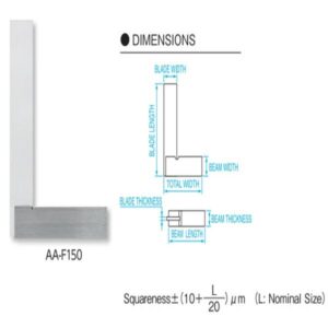 Eke vuông chuẩn dài 150x100mm kiểu đế dày Niigata Seiki AA-F150