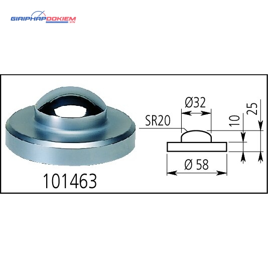 Đế gá đồng hồ so D=58mm Mitutoyo 519-109-10 8 Đế gá đồng hồ so D=58mm Mitutoyo 519-109-10