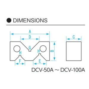 Khối V dài 100mm (2 cái/cặp) Niigata Seiki DCV-100A