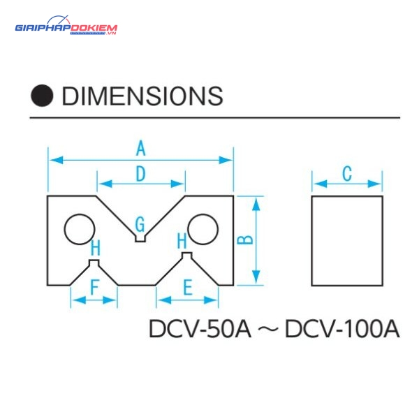 Khối V dài 100mm (2 cái/cặp) Niigata Seiki DCV-100A 4 Khối V dài 100mm (2 cái/cặp) Niigata Seiki DCV-100A