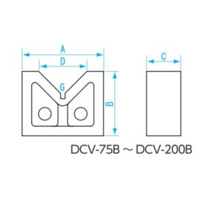 Khối V dài 150mm (2 cái/cặp) Niigata Seiki DCV-150A 5 Khối V dài 150mm (2 cái/cặp) Niigata Seiki DCV-150A