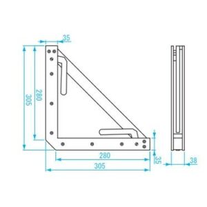 Khung cố định góc hàn 90° Niigata Seiki MGW-S300 5 Khung cố định góc hàn 90° Niigata Seiki MGW-S300