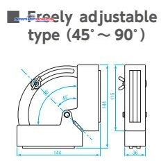 Khung điều chỉnh góc hàn 45-90° Niigata Seiki MGW-C145 4 Khung điều chỉnh góc hàn 45-90° Niigata Seiki MGW-C145