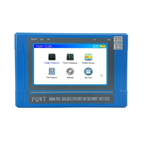 Máy dò nước ngầm bản đồ tự động PQWT-TC150 độ sâu 150m 4 Máy dò nước ngầm bản đồ tự động PQWT-TC150 độ sâu 150m