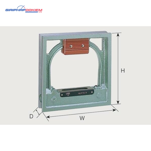 Nivo khung 200mm độ nhạy 0.02mm/m Niigata Seiki SLW-200002 3 Nivo khung 200mm độ nhạy 0.02mm/m Niigata Seiki SLW-200002