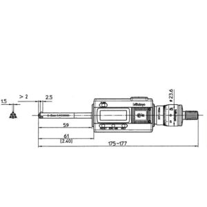 Panme Đo Lỗ 3 Chấu Điện Tử Metric, 12-16mm, IP65, TIN Mitutoyo 468-164 11 Panme Đo Lỗ 3 Chấu Điện Tử Metric, 12-16mm, IP65, TIN Mitutoyo 468-164