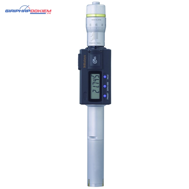 Panme Đo Lỗ 3 Chấu Điện Tử Metric, 16-20mm, IP65, TIN Mitutoyo 468-166 6 Panme Đo Lỗ 3 Chấu Điện Tử Metric, 16-20mm, IP65, TIN Mitutoyo 468-166