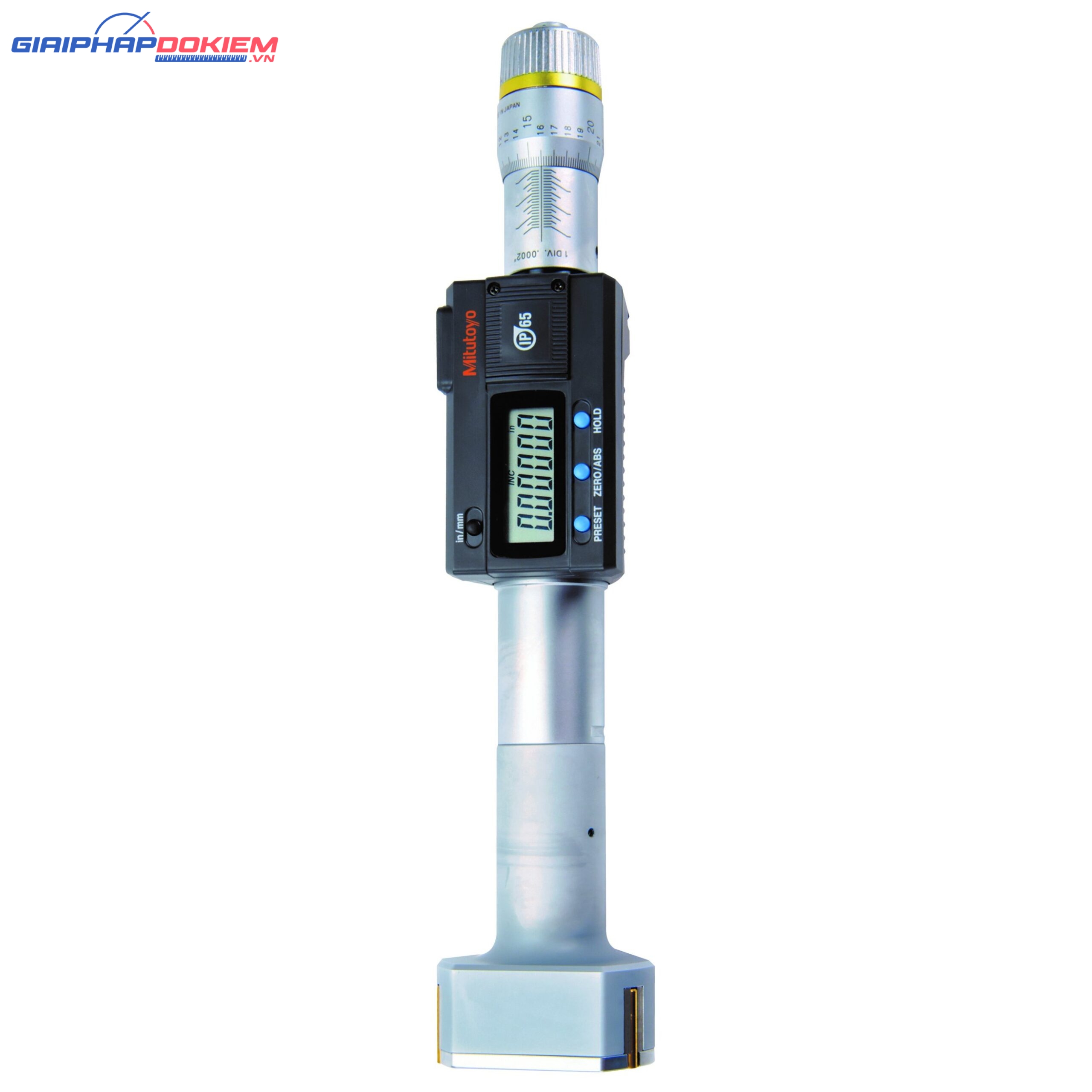 Panme Đo Lỗ 3 Chấu Điện Tử Metric/Metric, 2-2,5", IP65, TIN Mitutoyo 468-270 5 Panme Đo Lỗ 3 Chấu Điện Tử Metric/Metric, 2-2,5", IP65, TIN Mitutoyo 468-270