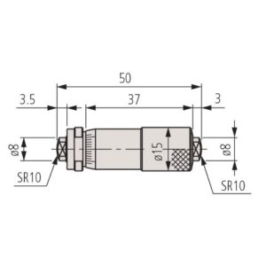Panme Đo Trong Dạng Thanh Nối Cơ Khí 50-75mm Mitutoyo 133-143 7 Panme Đo Trong Dạng Thanh Nối Cơ Khí 50-75mm Mitutoyo 133-143