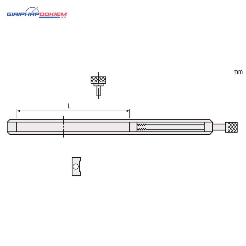Phụ kiện Căn Mẫu Thép, Giá Đỡ Khối Đo Mitutoyo 619005 4 Phụ kiện Căn Mẫu Thép, Giá Đỡ Khối Đo Mitutoyo 619005