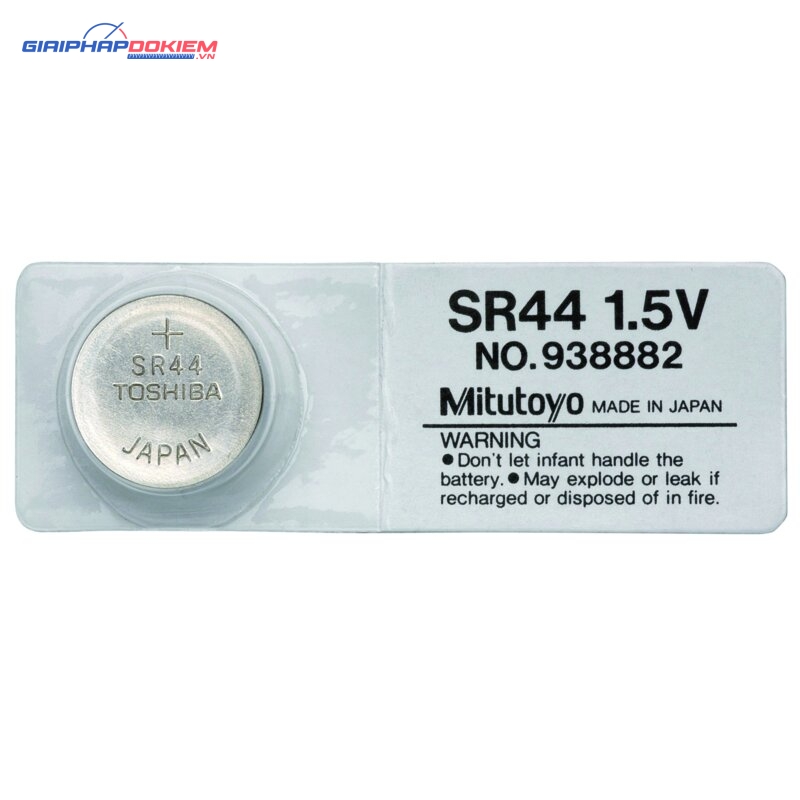 Pin điện tử Battery SR44 1.5V Mitutoyo 938882 4 Pin điện tử Battery SR44 1.5V Mitutoyo 938882