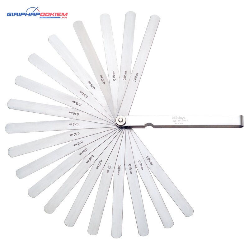 Bộ căn lá 0,05-1mm 13 lá Mitutoyo 184-301S 2 Bộ căn lá 0,05-1mm 13 lá Mitutoyo 184-301S