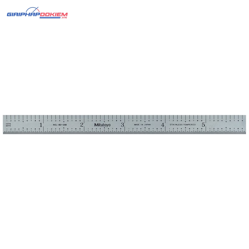 Thước Lá Thép 150mm/6", Metric/Inch Mitutoyo 182-208 3 Thước Lá Thép 150mm/6", Metric/Inch Mitutoyo 182-208