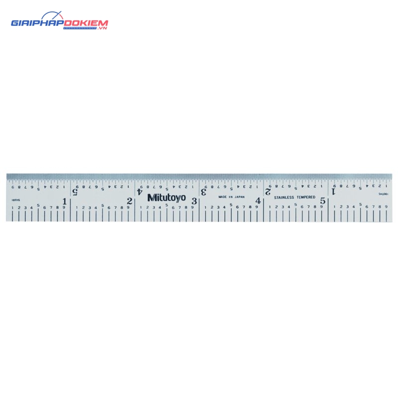 Thước Lá Thép 150mm/6", Metric/Inch Mitutoyo 182-107 3 Thước Lá Thép 150mm/6", Metric/Inch Mitutoyo 182-107