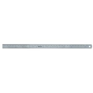 Thước Lá Thép 300mm/12", Metric/Inch Mitutoyo 182-305