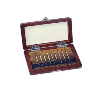 Bộ Căn Mẫu Ceramic Hệ Mét 9 Miếng Cấp 0 Mitutoyo 516-382-10
