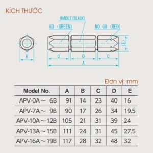 Tay Cầm Trục Chuẩn Niigata Seiki APV-8A