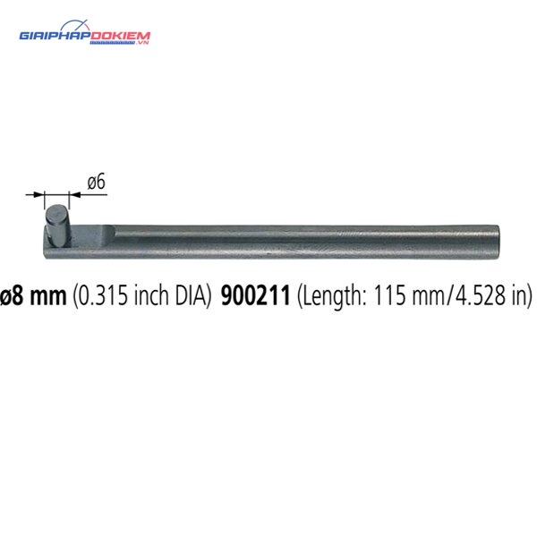 Thanh Giữ Đồ gá Cho Đồng Hồ So ø8mm Mitutoyo 900211 2 Thanh Giữ Đồ gá Cho Đồng Hồ So ø8mm Mitutoyo 900211
