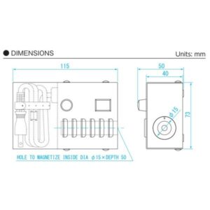 Thiết bị tạo từ-Khử từ Mini Niigata Seiki MT-F