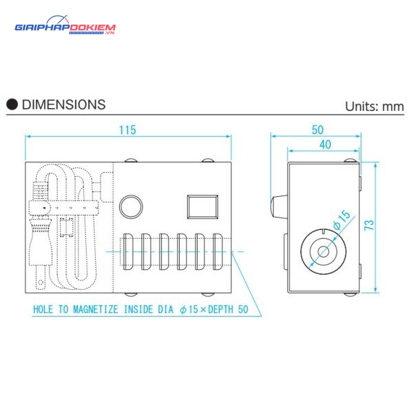 Thiết bị tạo từ-Khử từ Mini Niigata Seiki MT-F 4 Thiết bị tạo từ-Khử từ Mini Niigata Seiki MT-F