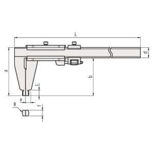Thước Cặp Cơ Khí 1 Ngàm Đo Metric/Inch 0-2000mm/0.02mm Mitutoyo 160-159 13 Thước Cặp Cơ Khí 1 Ngàm Đo Metric/Inch 0-2000mm/0.02mm Mitutoyo 160-159
