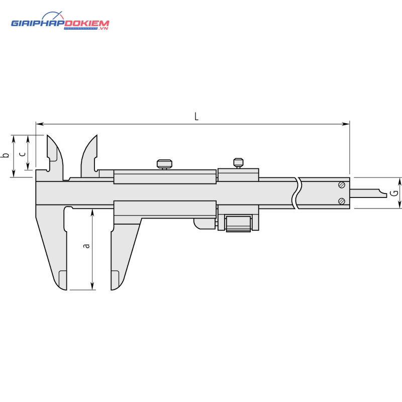Thước Cặp Cơ Khí Có Chỉnh Tinh, 0-7"/0.001" Mitutoyo 532-120 4 Thước Cặp Cơ Khí Có Chỉnh Tinh, 0-7"/0.001" Mitutoyo 532-120