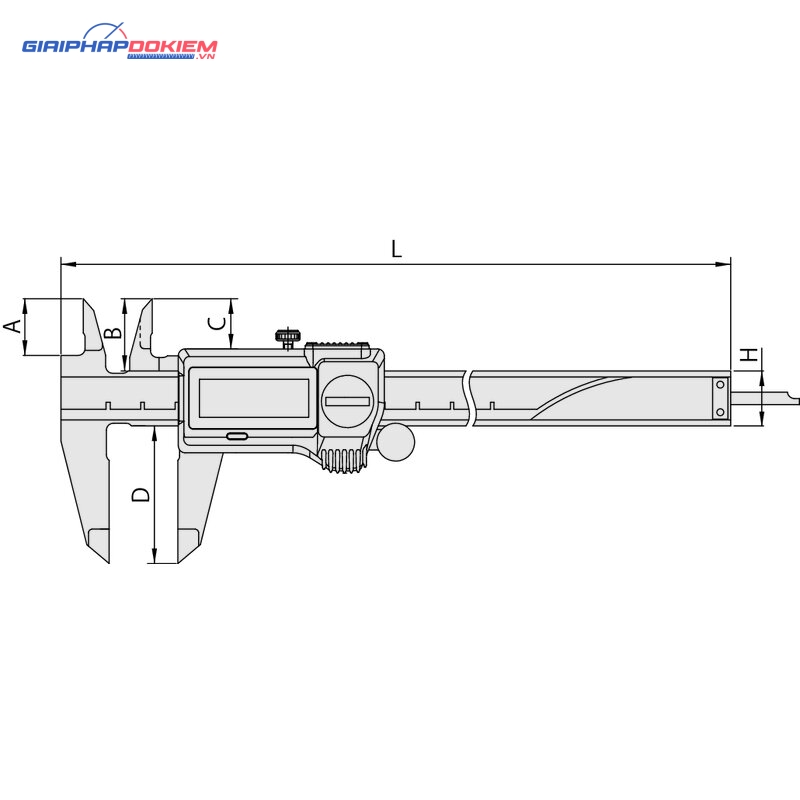 Thước cặp điện tử 0-300mm Mitutoyo 500-714-20 8 Thước cặp điện tử 0-300mm Mitutoyo 500-714-20