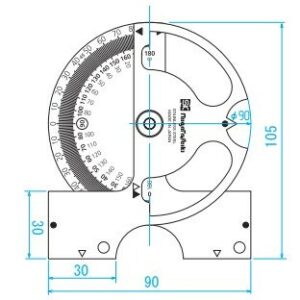 Thước đo góc Niigata Seiki AP-130 7 Thước đo góc Niigata Seiki AP-130