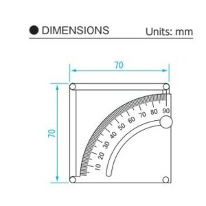 Thước đo góc trong Niigata Seiki IP-90