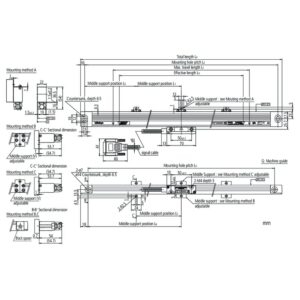 Thước Quang Linear Scale AT715 700 mm Mitutoyo 539-813