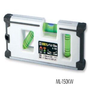 Thước thủy Mini màu trắng có từ Niigata Seiki ML-150KW