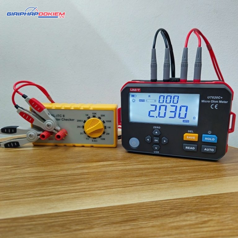 Máy đo Micro Ohm Uni-T UT620C+ (0.001mΩ-300kΩ) 3 Máy đo Micro Ohm Uni-T UT620C+ (0.001mΩ-300kΩ)