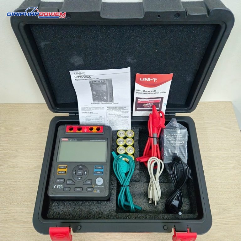 Máy đo điện trở cách điện Uni-T UT513A (5kV;1TGΩ) 3 Máy đo điện trở cách điện Uni-T UT513A (5kV;1TGΩ)
