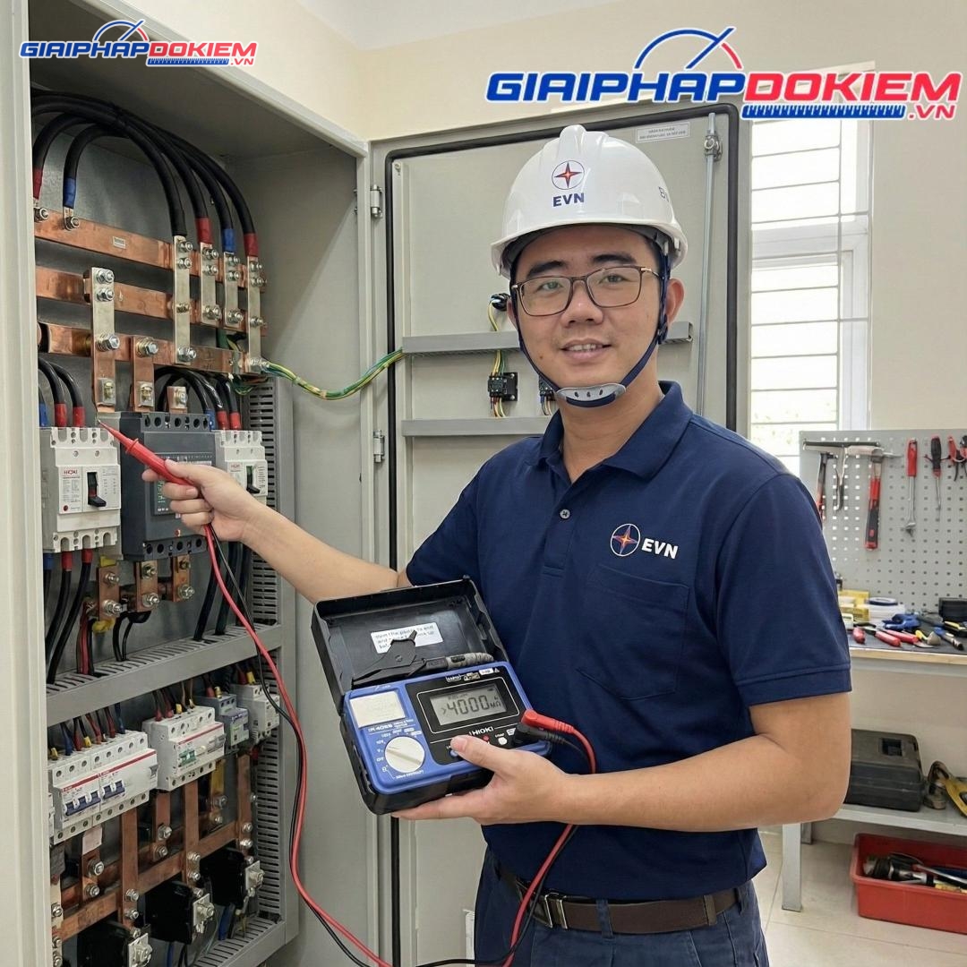 Đo điện trở cách điện Hioki