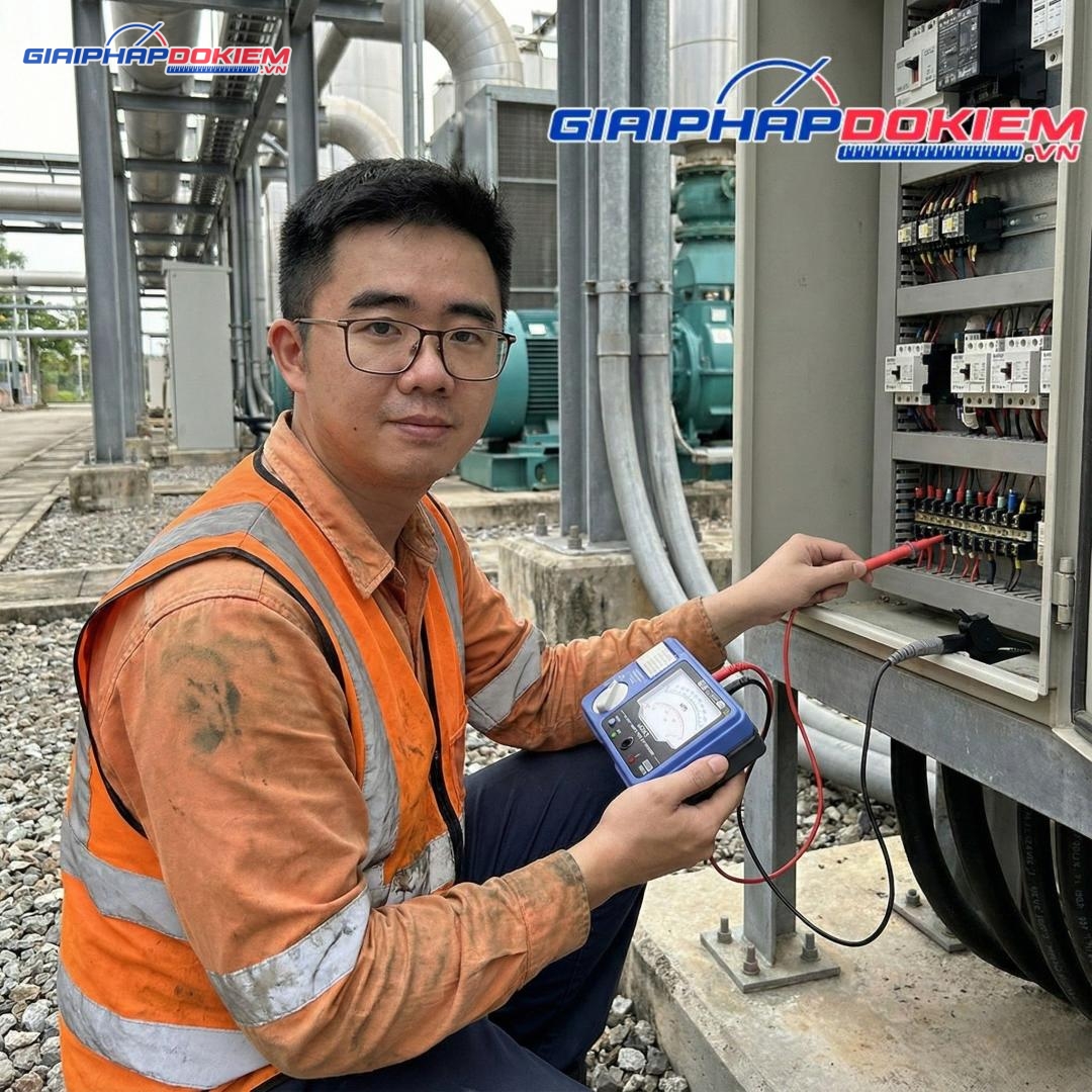 Đo điện trở cách điện Hioki
