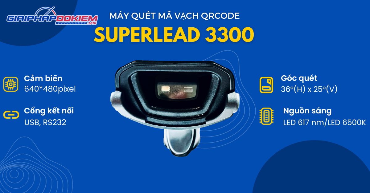 Máy đọc mã vạch có dây SuperLead 3300 12 giaiphapdokiem vn 4