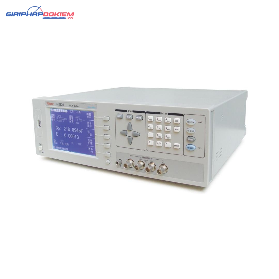 Máy đo điện trở tụ điện cuộn cảm TH2826 Series 5MHz 6 Máy đo điện trở tụ điện cuộn cảm TH2826 Series 5MHz