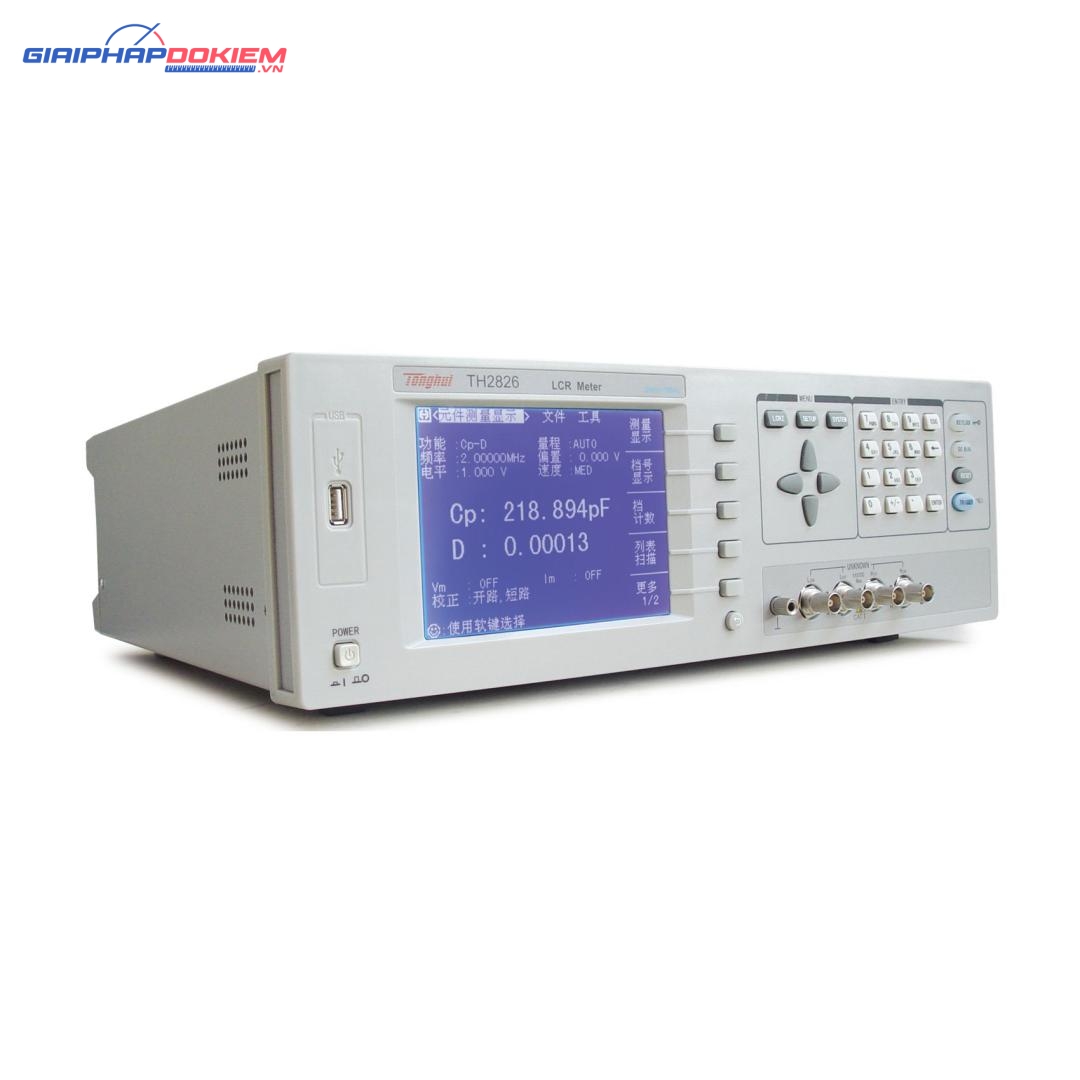 Máy đo điện trở tụ điện cuộn cảm TH2826 Series 5MHz 7 Máy đo điện trở tụ điện cuộn cảm TH2826 Series 5MHz