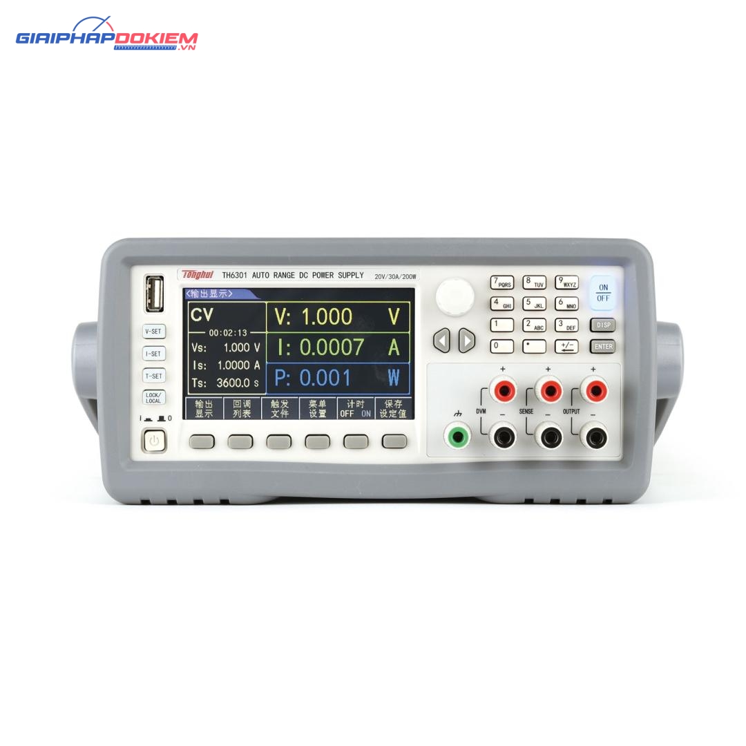 Bộ nguồn DC lập trình phạm vi rộng Tonghui TH6301 3 Bộ nguồn DC lập trình phạm vi rộng Tonghui TH6301
