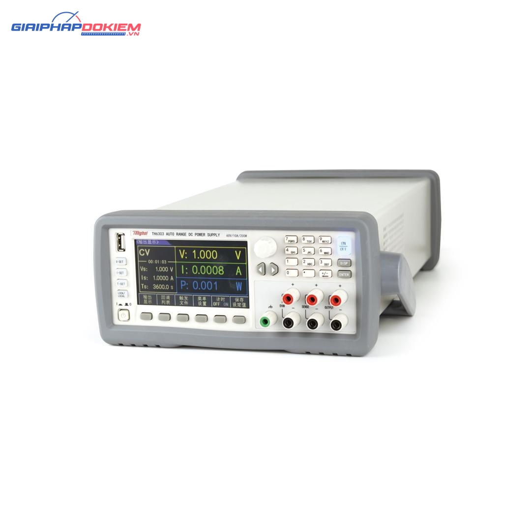 Bộ nguồn DC lập trình phạm vi rộng Tonghui TH6303 6 Bộ nguồn DC lập trình phạm vi rộng Tonghui TH6303